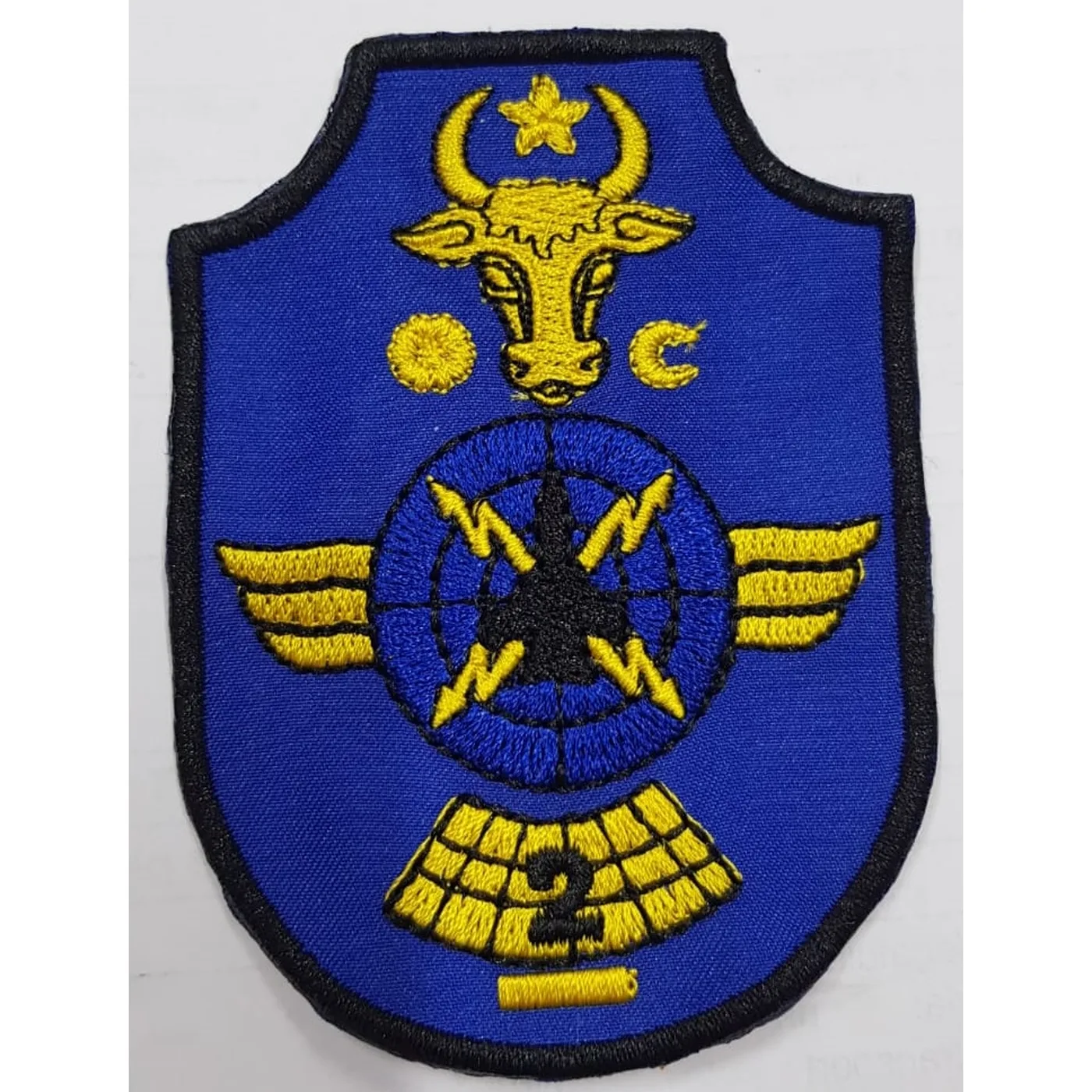 Emblema Grupul 2 Cercetare și Supraveghere Prin Radiolocație și Avertizare Timpurie ,,GENERAL POMPILIU IONESCU” - Fanion