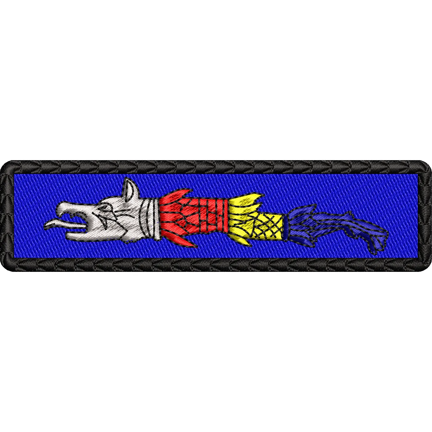 Patch-uri militare / EMBLEMA CAP DACIC TRICOLOR MOTIVE TRADITIONALE 1