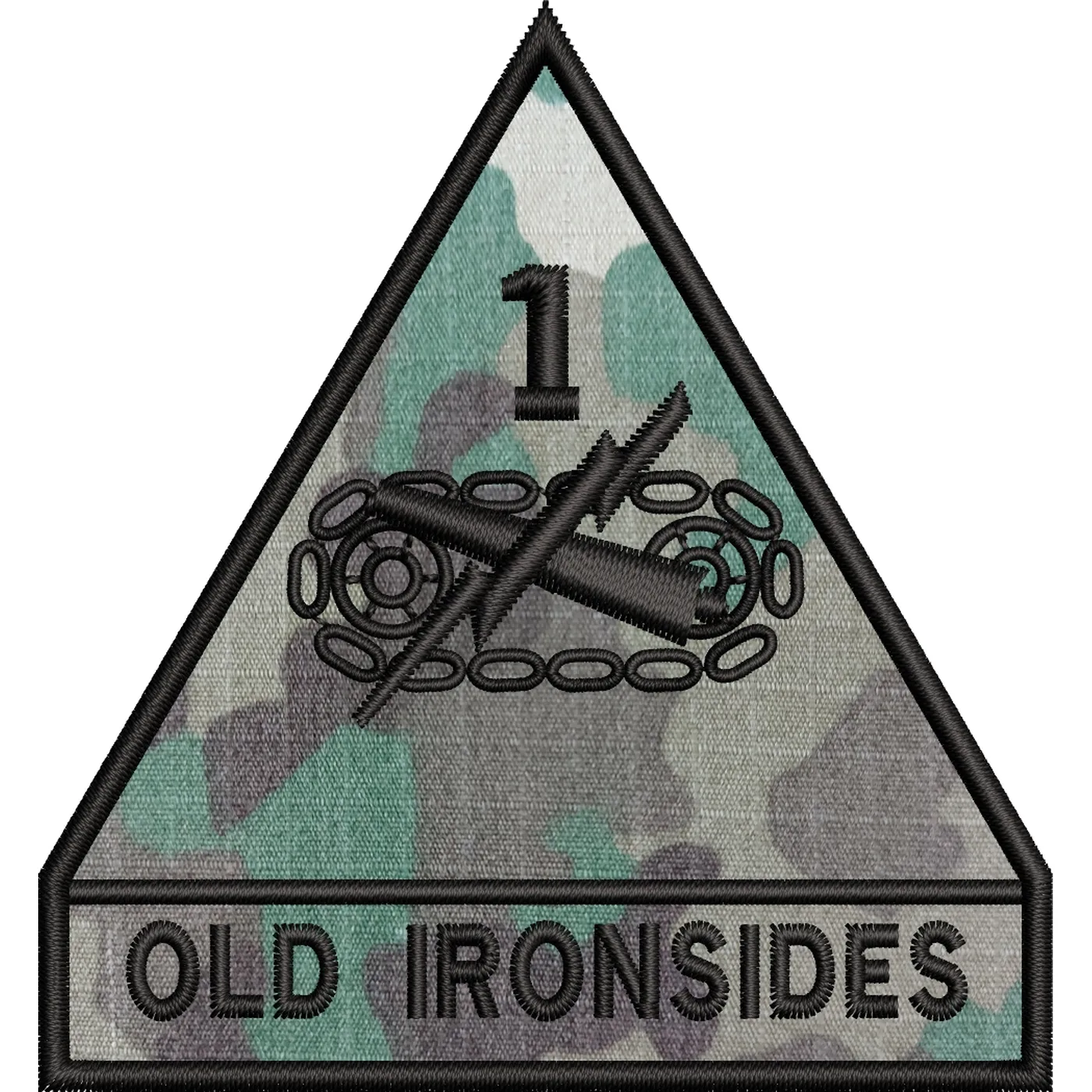 EMBLEMA OLD IRONSIDES COMBAT / 1