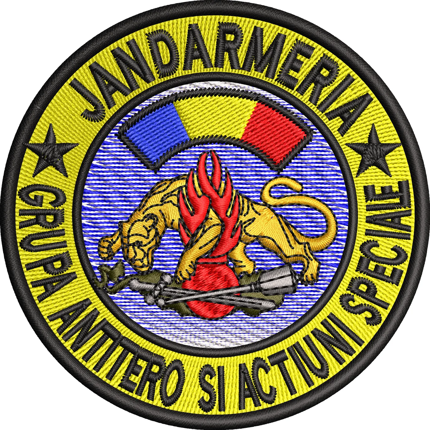 EMBLEMA JANDARMI GRUPAREA ANTITERO SI ACTIUNI SPECIALE