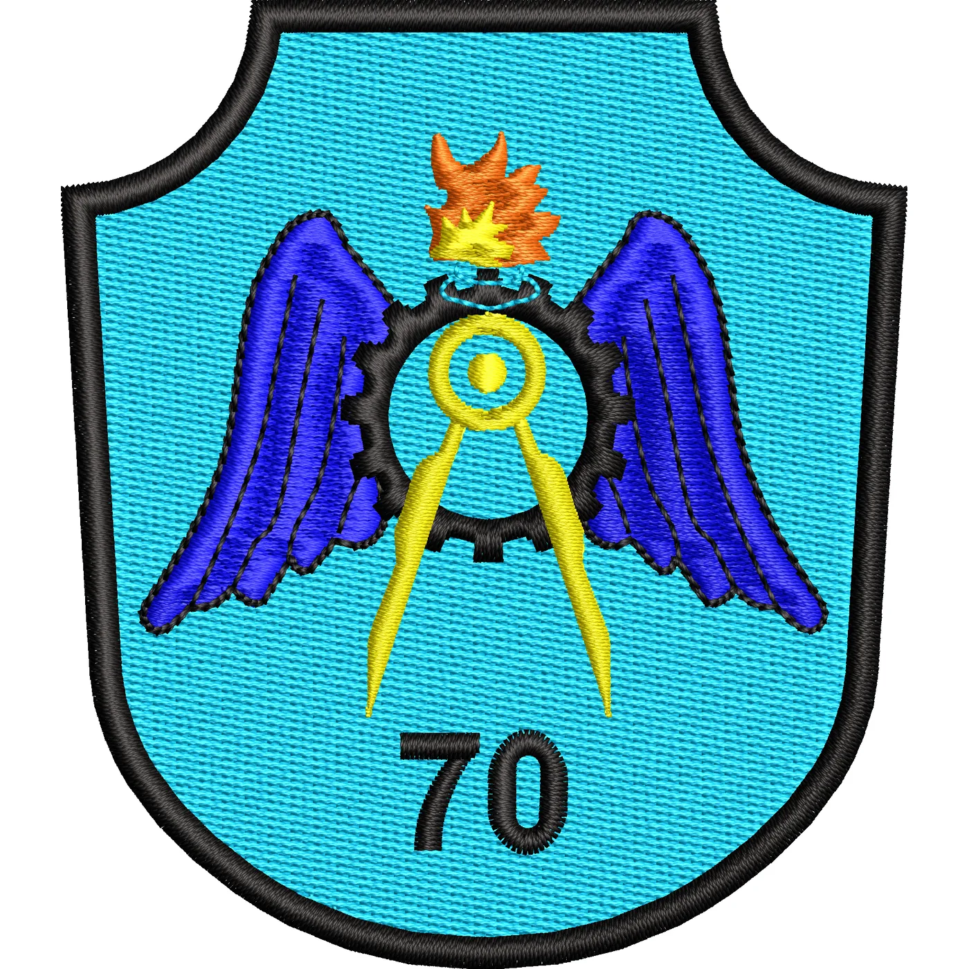Emblema CENTRUL 70 GENIU AVIATIE