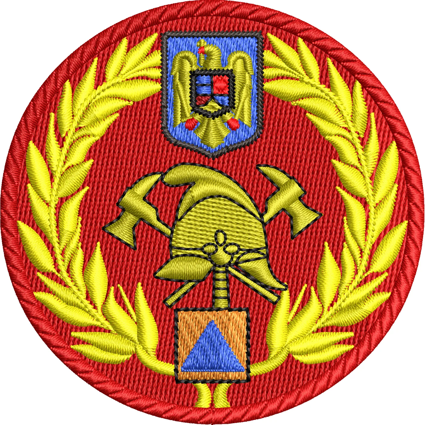 Emblema coifura SVSU brodata
