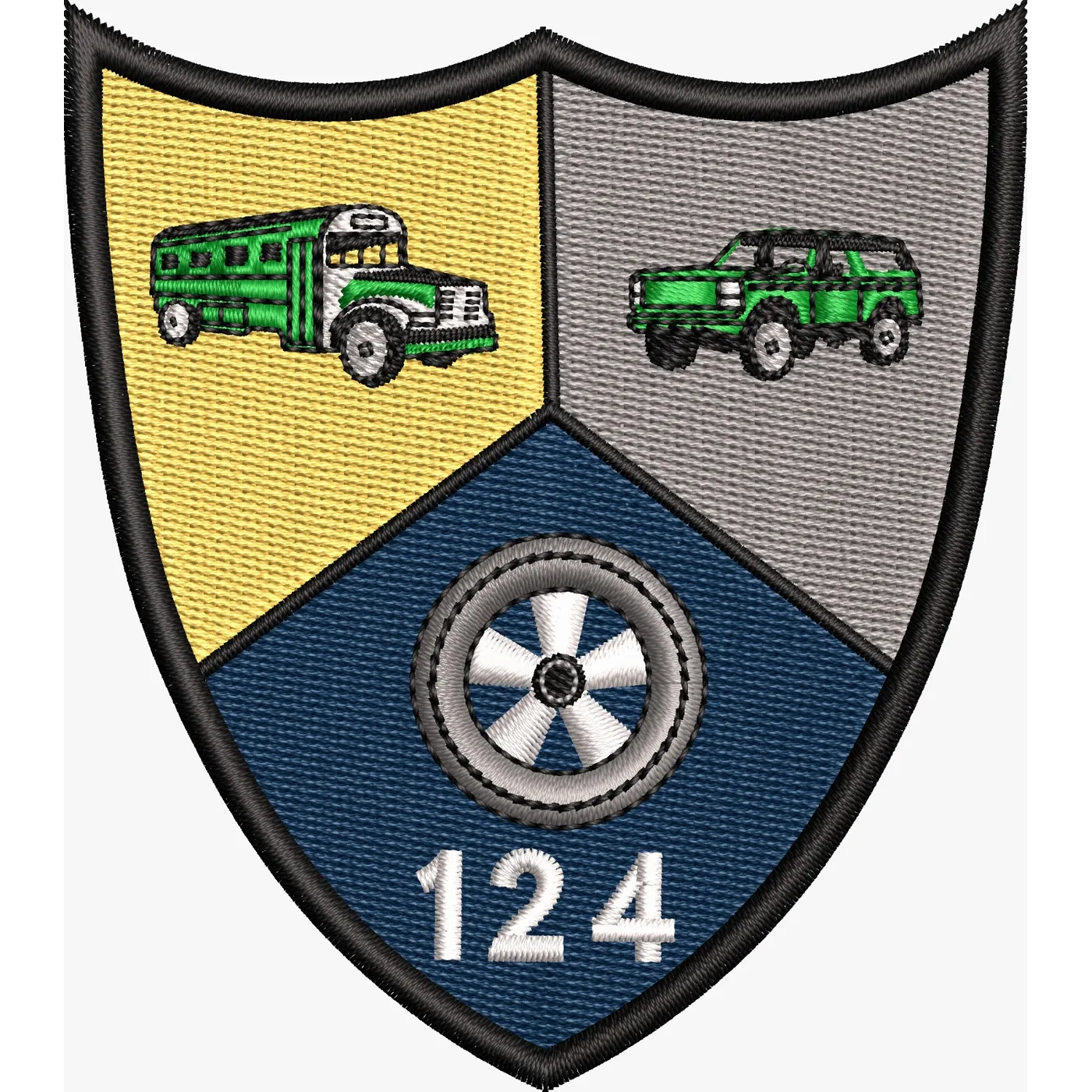 EMBLEMA BATALIONUL 124 TRANSPORT
