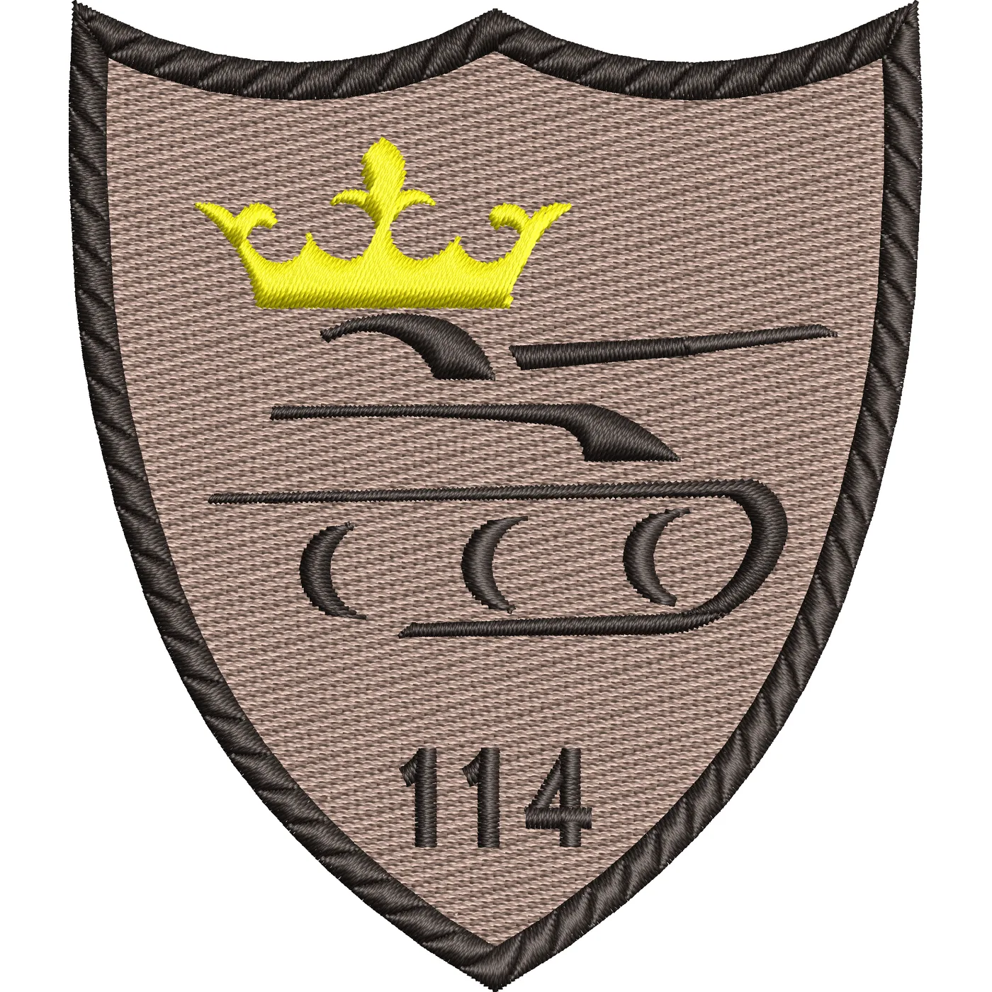 EMBLEMA Batalionul 114 Tancuri „Petru Cercel"