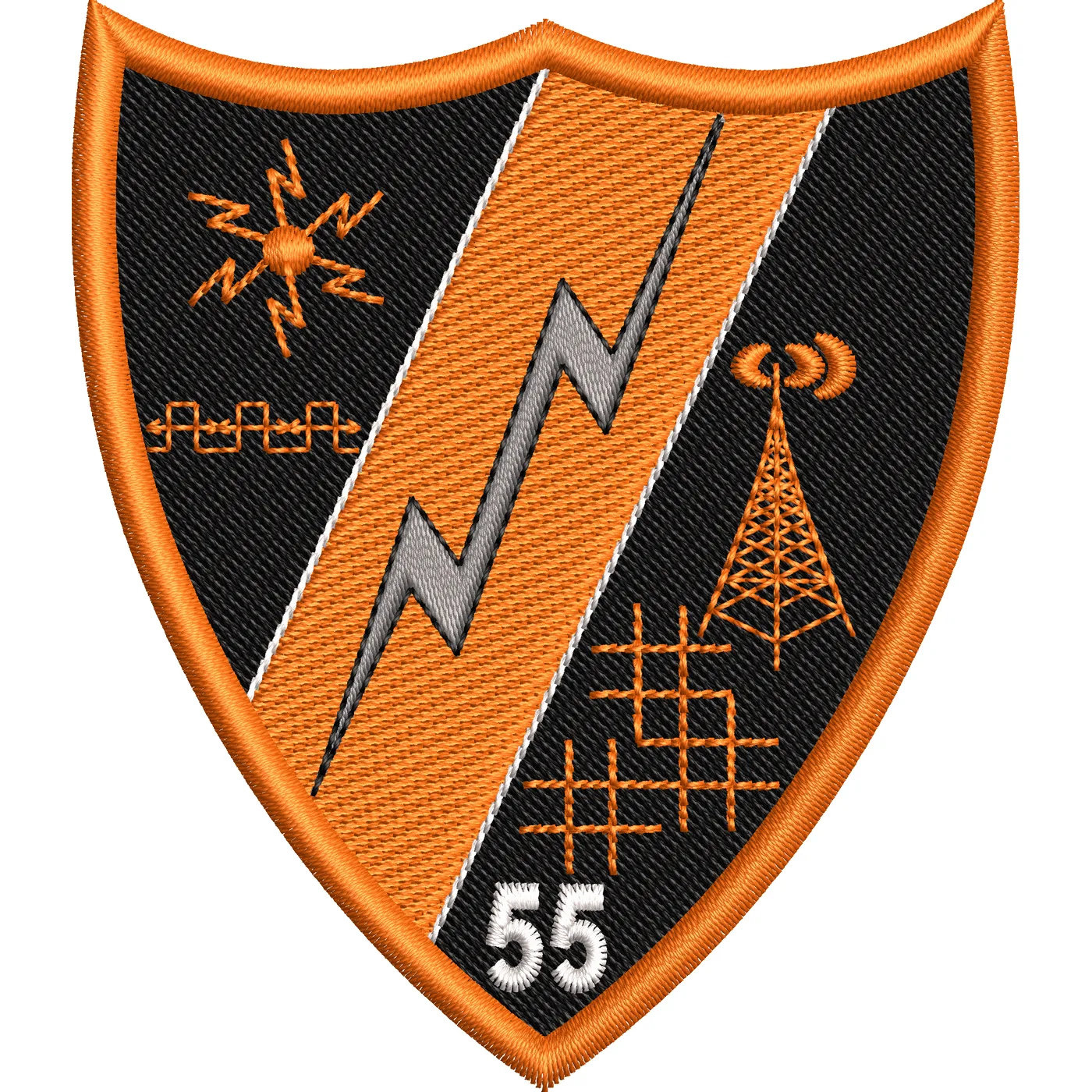 ECUSON / EMBLEMA BATALIONUL 55 COMUNICATII SI INFORMATICA NAPOCA