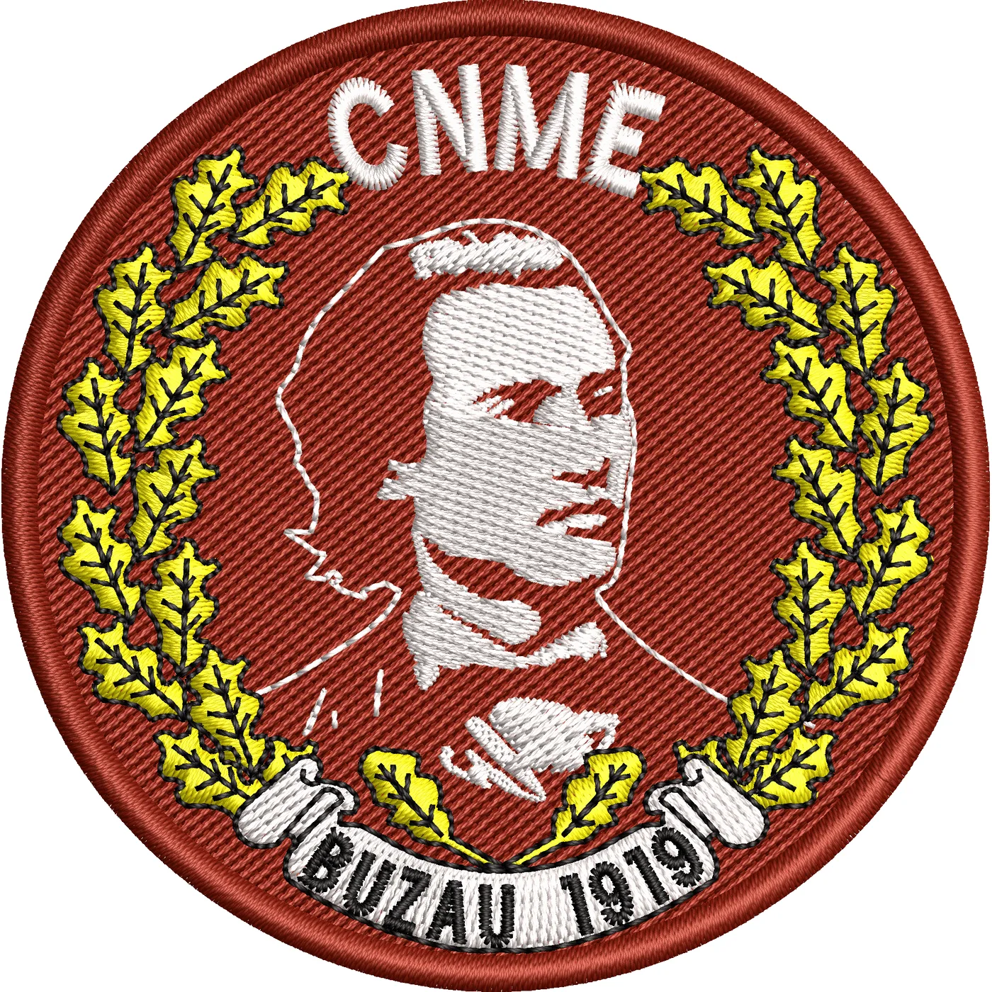 EMBLEMA SCOALA Colegiul Național „Mihai Eminescu” - JUDEȚUL BUZĂU ( ROTUNDA )