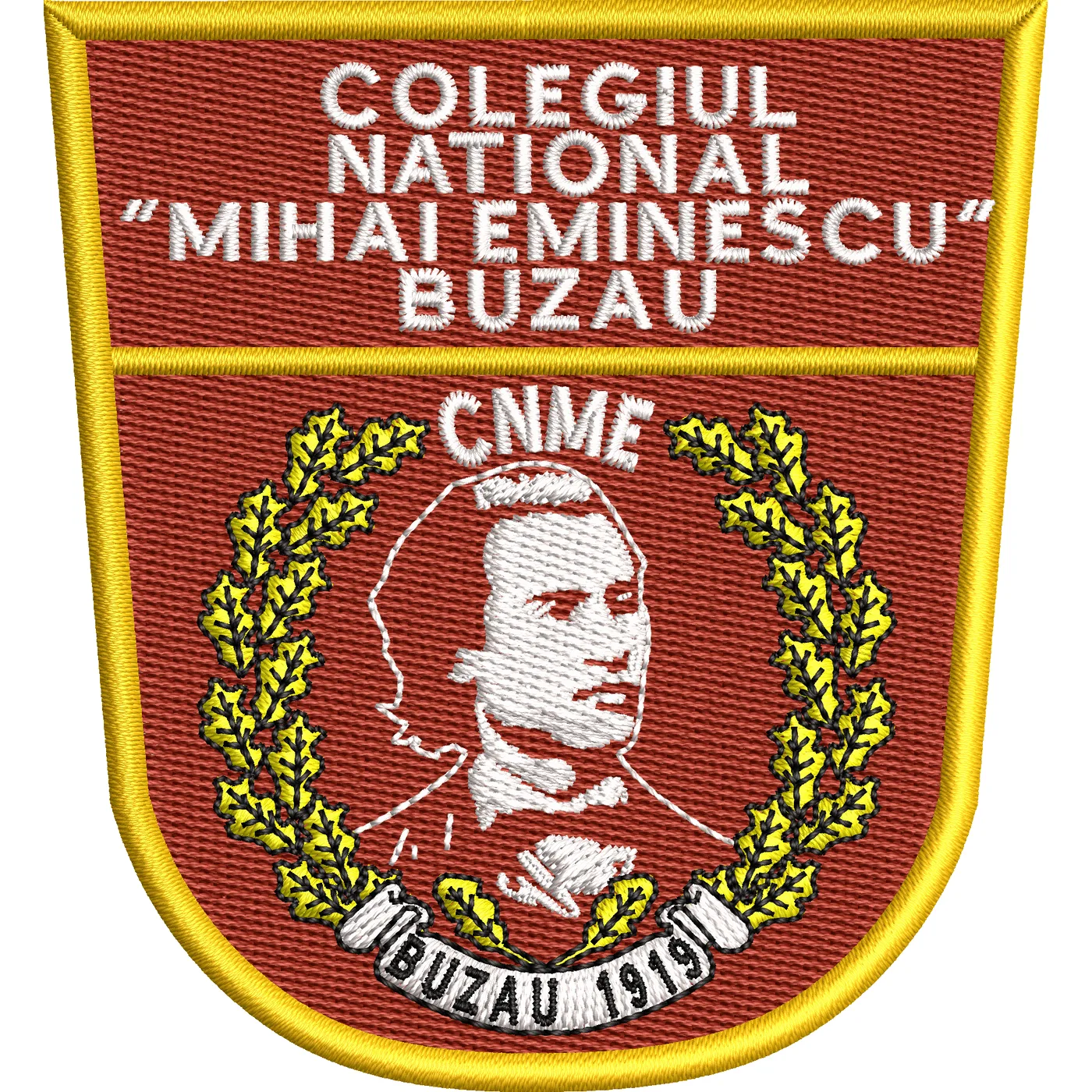EMBLEMA SCOALA Colegiul Național „Mihai Eminescu” - JUDEȚUL BUZĂU