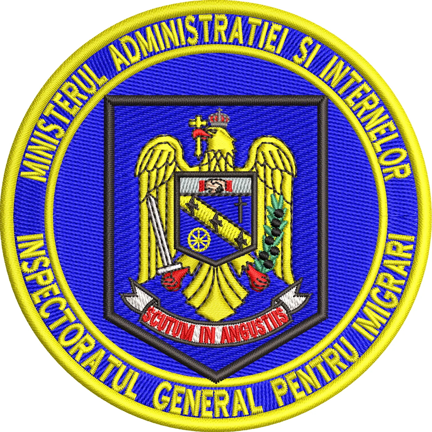 EMBLEME MANECA INSPECTORATUL GENERAL PENTRU IMIGRARI IGI ( VARIANTA NOUA )