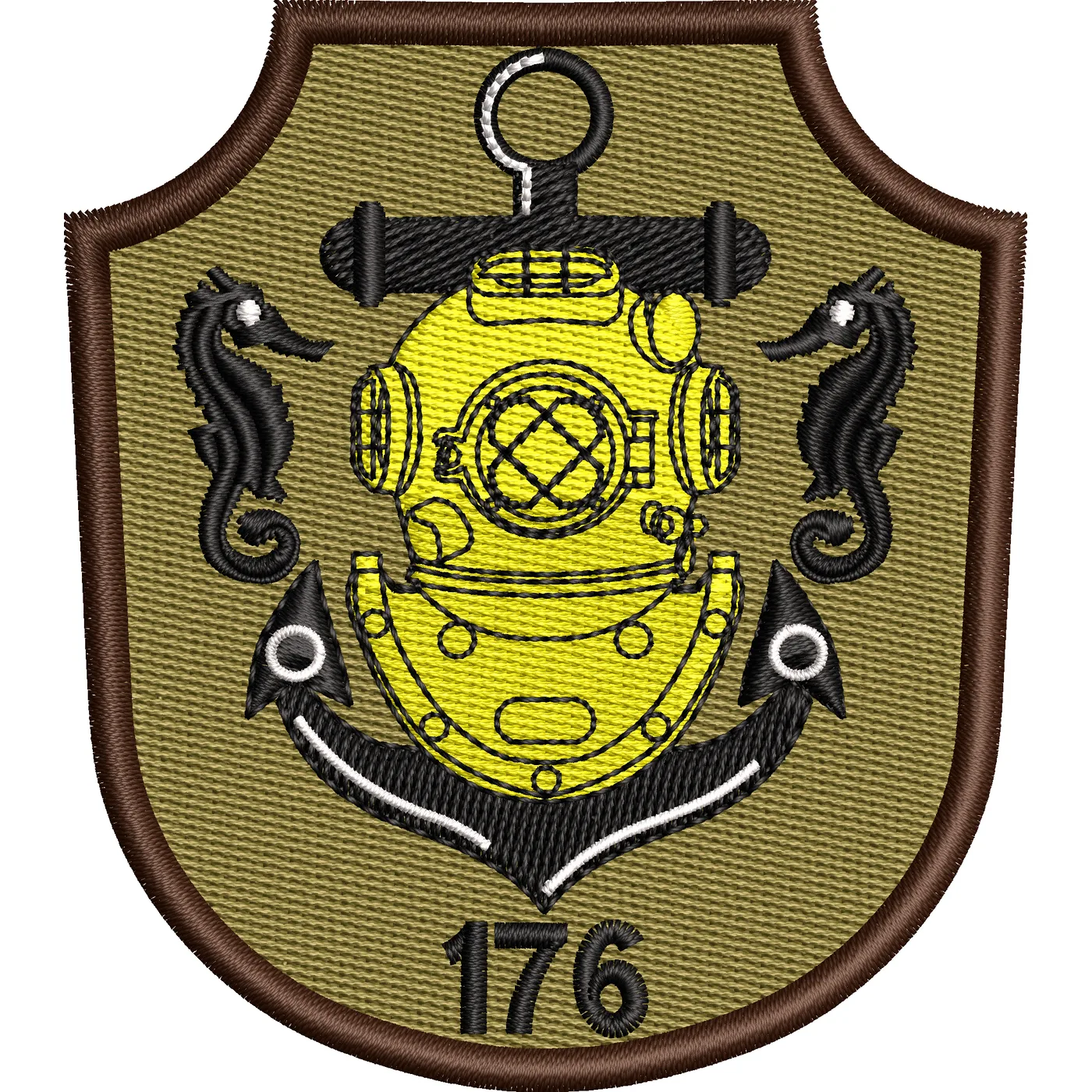 EMBLEMA Divizionul 176 nave scafandri de mare adancime